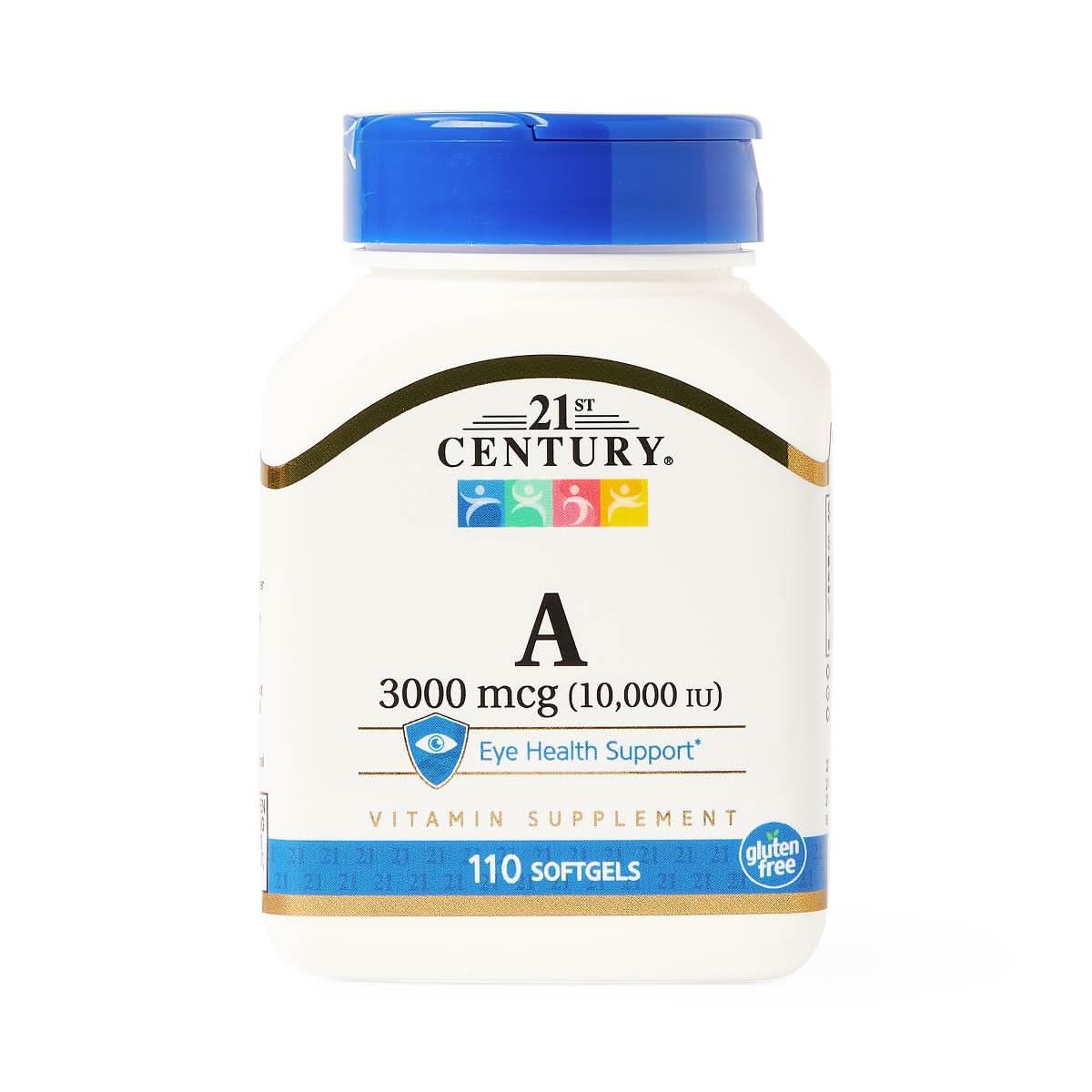 Medline 21st Century Vitamin A 10,000 IU Softgels