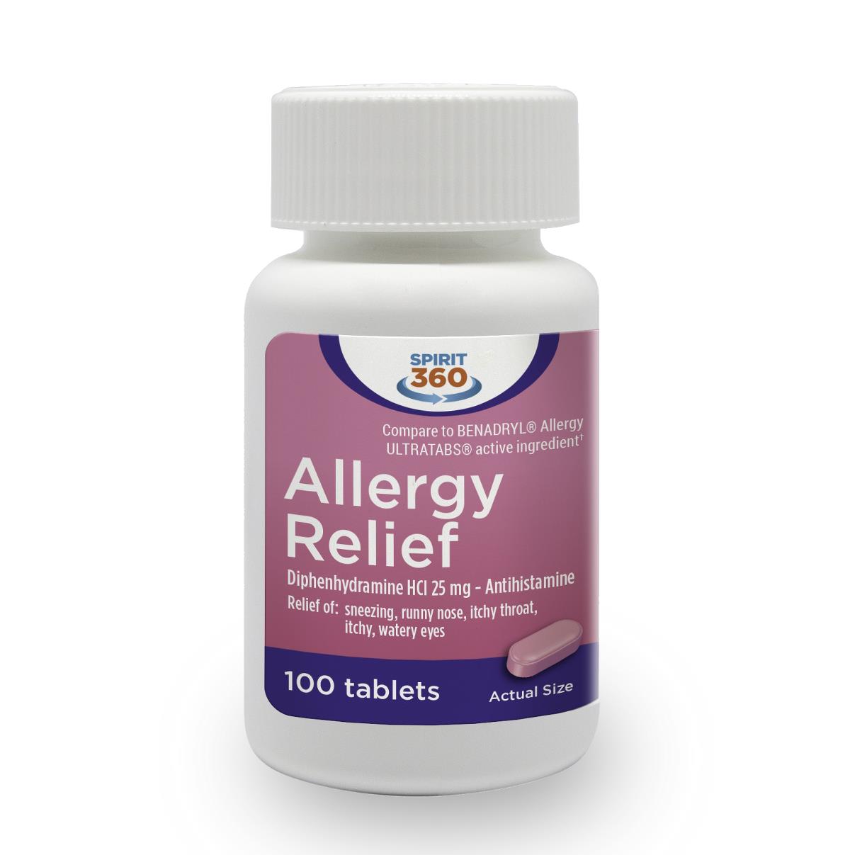 Medline Diphenhydramine Oral Antihistamine Medication