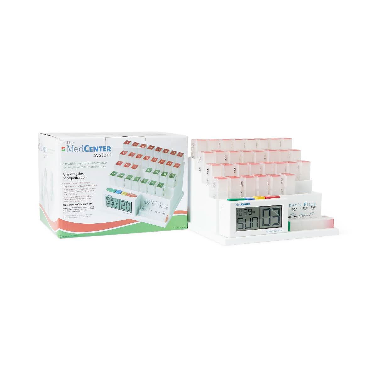 Medline MedCenter Pill Reminder with Alarm Clock