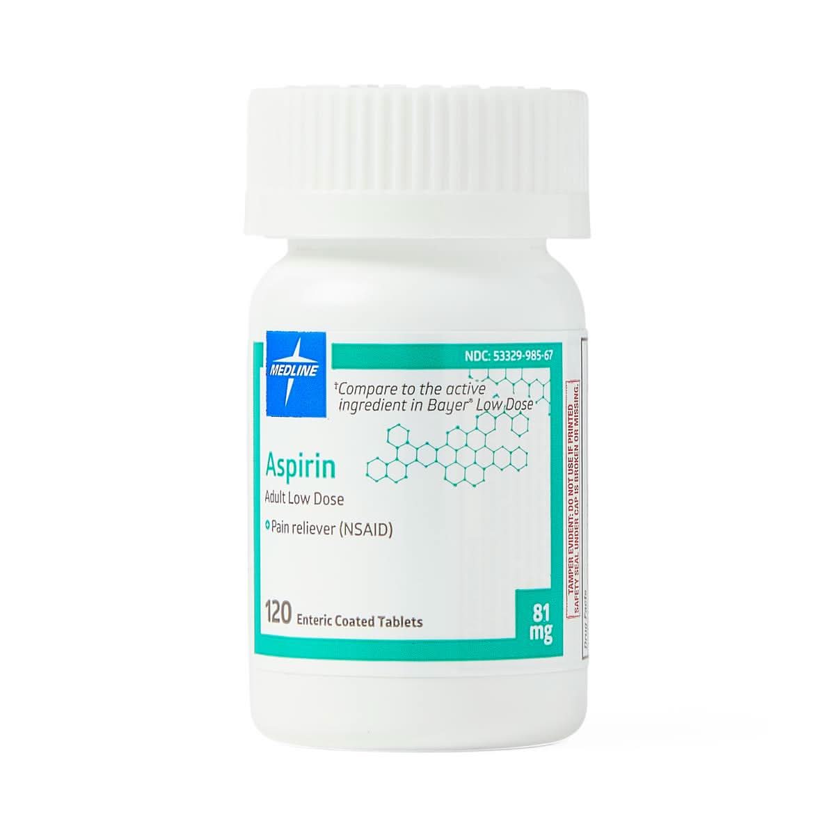 Medline Aspirin Enteric Coated Tablets
