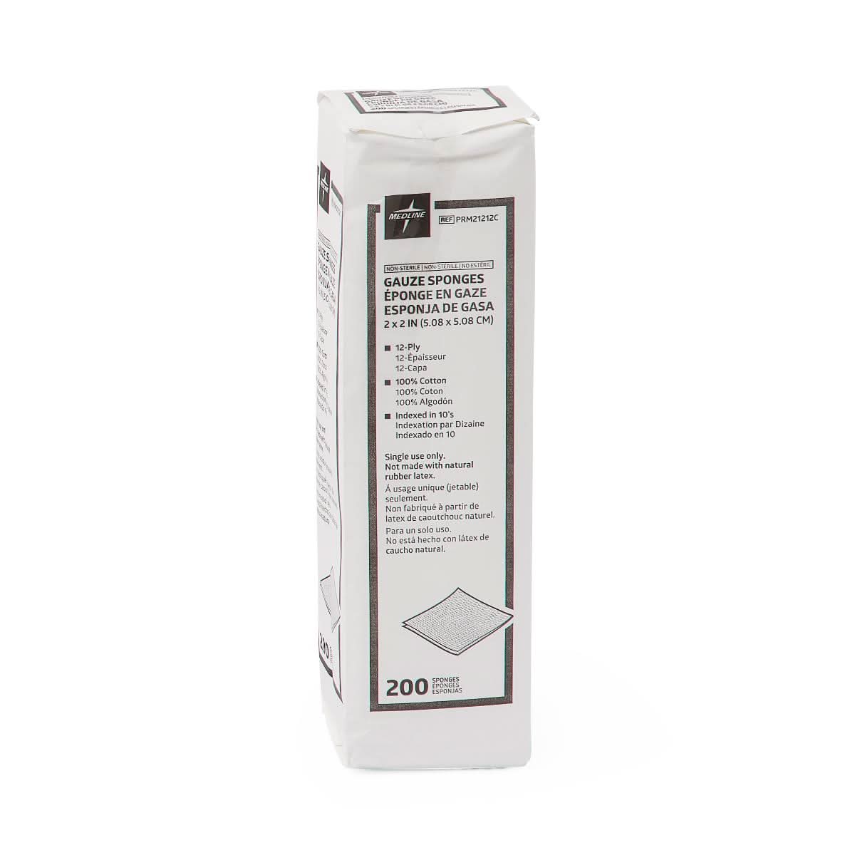 Medline Caring Woven Non-Sterile Gauze Sponges