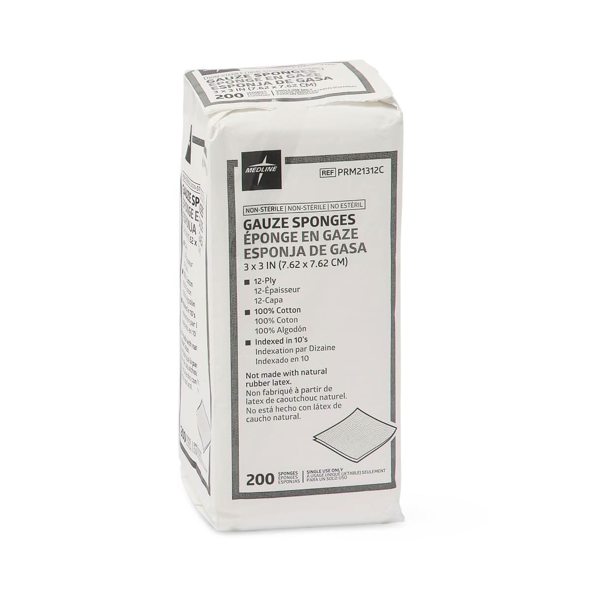Medline Cotton Woven Gauze Sponges