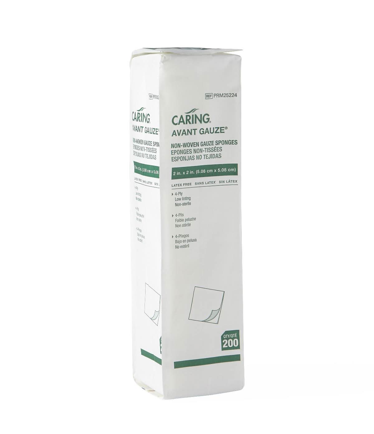 Medline Caring Non-Woven Non-Sterile Gauze Spong