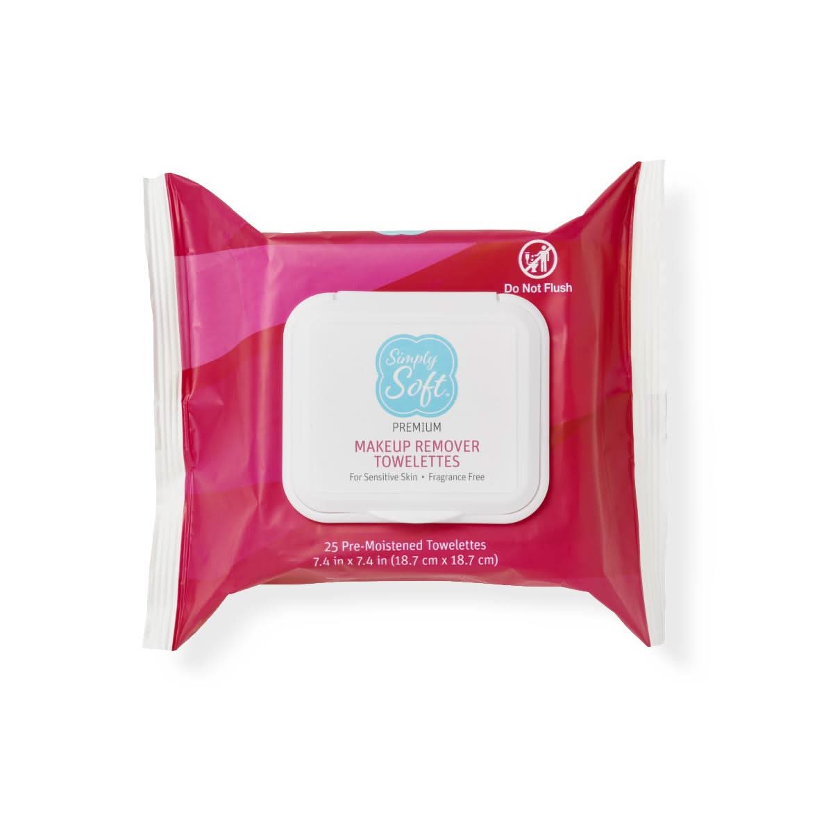 Medline Simply Soft Premium Skin Cleansing and Makeup Remover Wipes