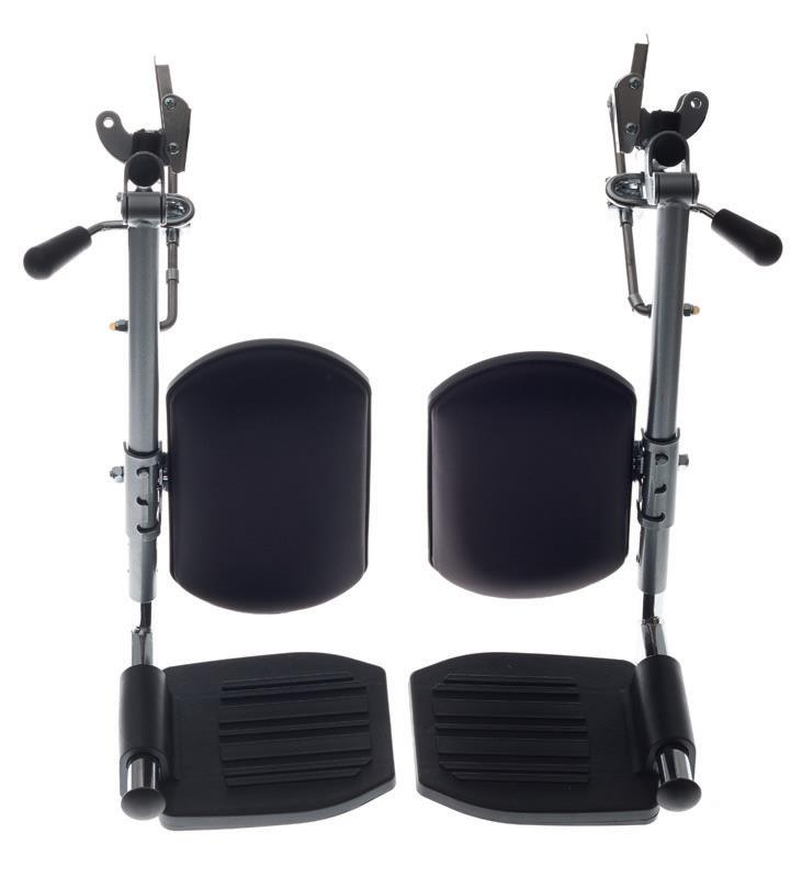 Medline Leg Rest Assemblies with Calf Pads for Medline Wheelchairs