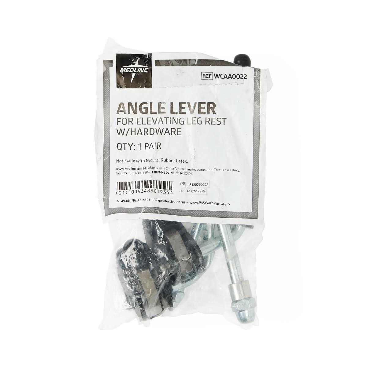 Medline Elevating Leg Rest Angle Lever for Guardian KX Wheelchairs