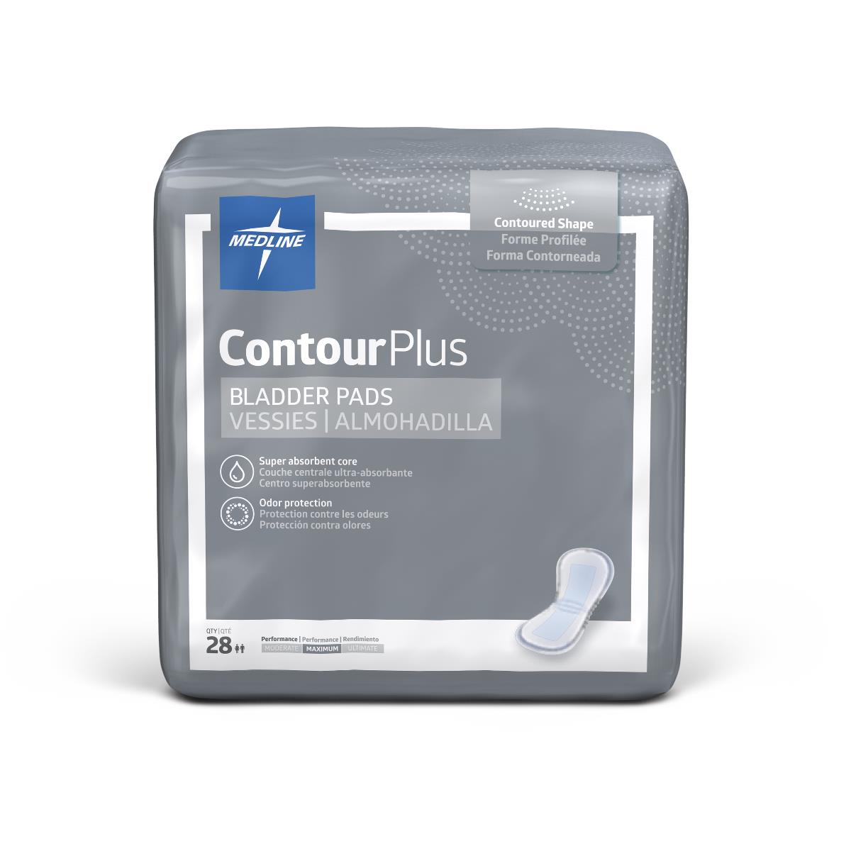 Medline ContourPlus Bladder Control Pads