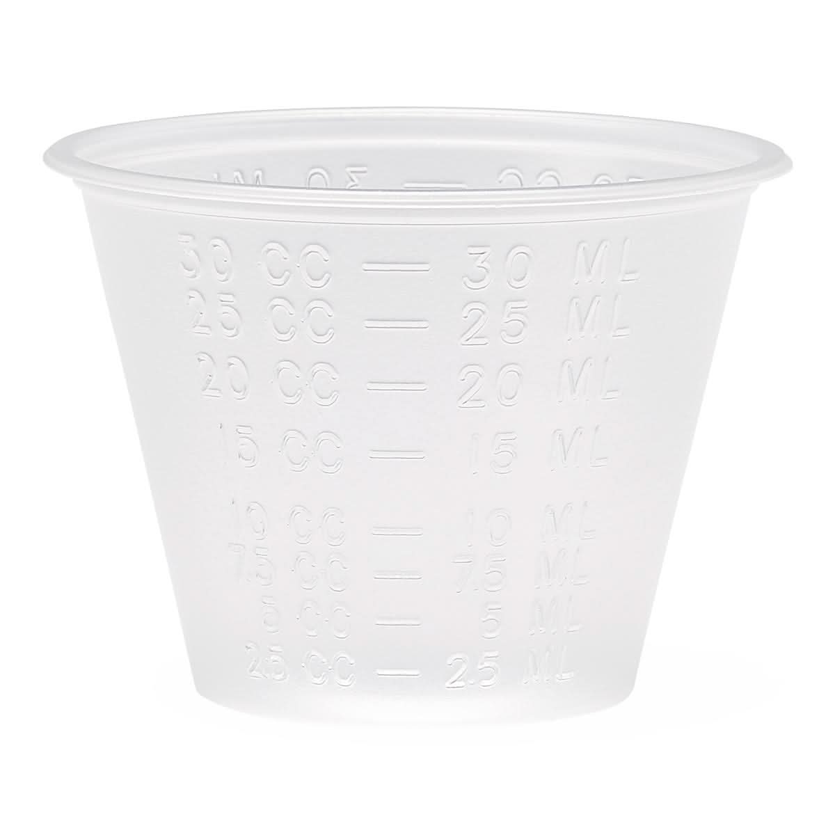 Medline Nonsterile Graduated Plastic Medicine Cups