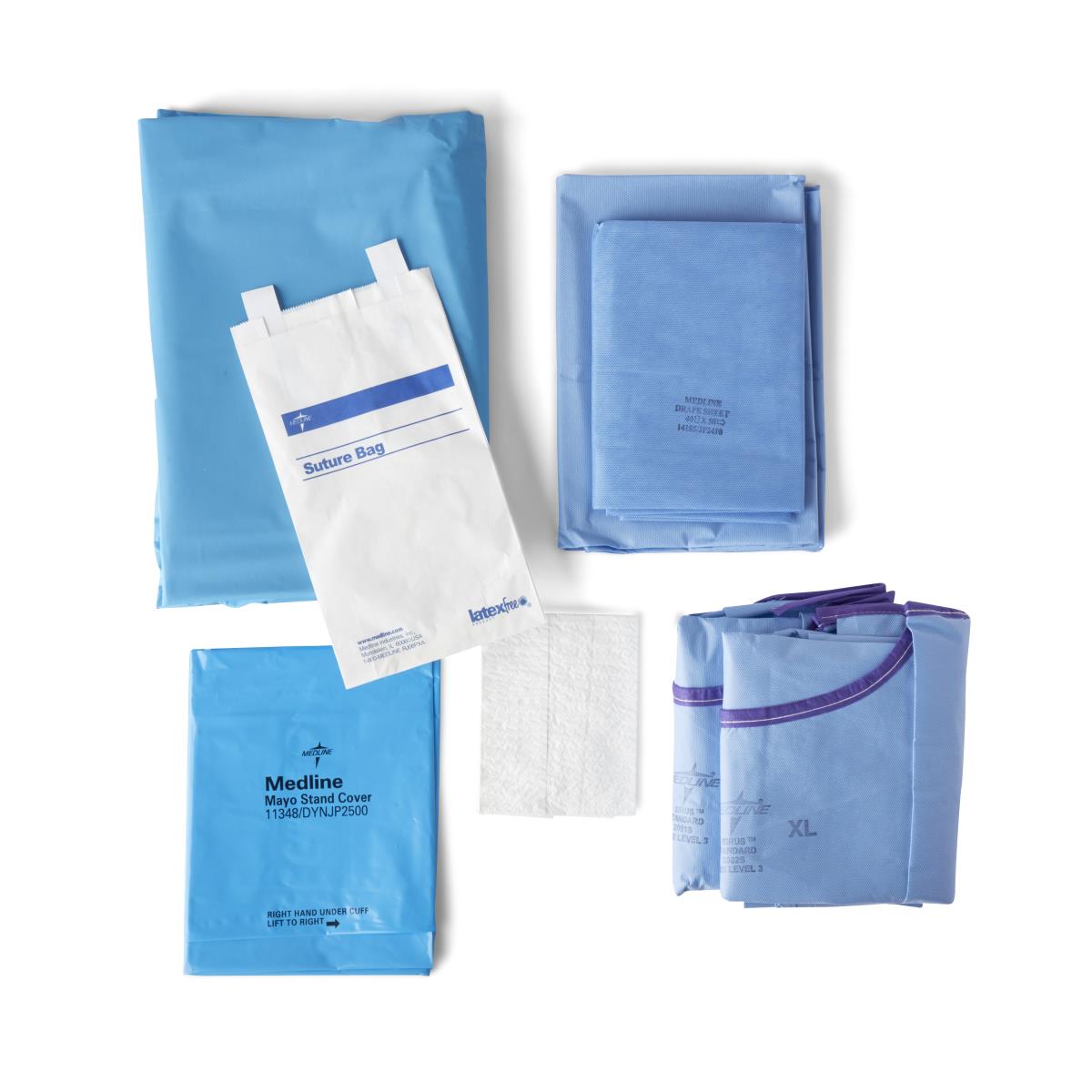 Medline Sterile Basic Surgical Pack IV, Sirus