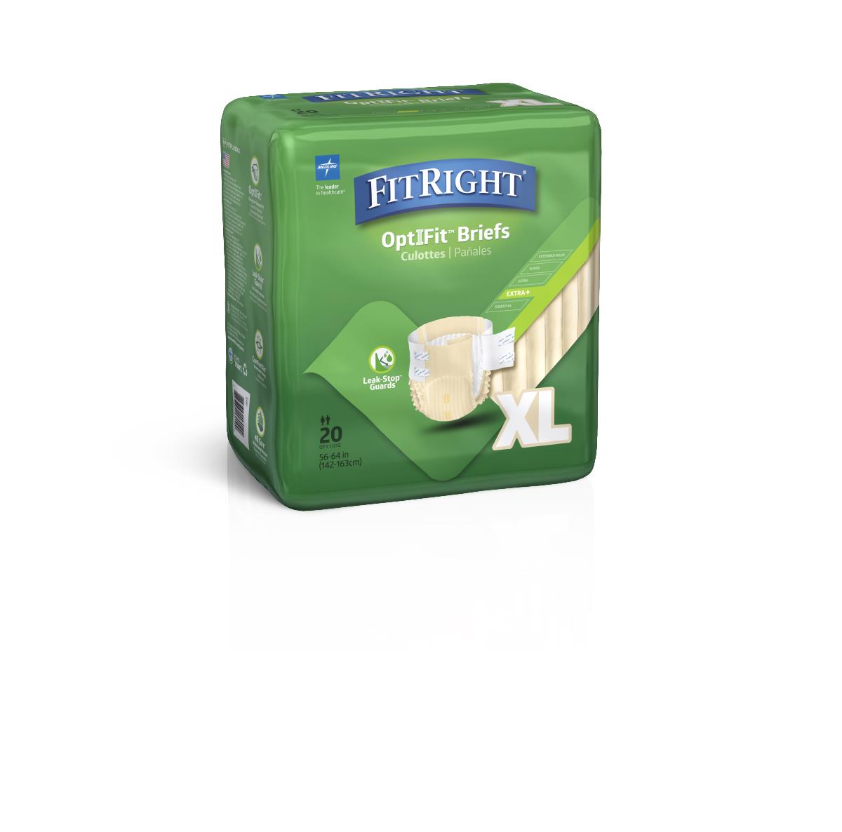 Medline FitRight Plus Incontinence Briefs