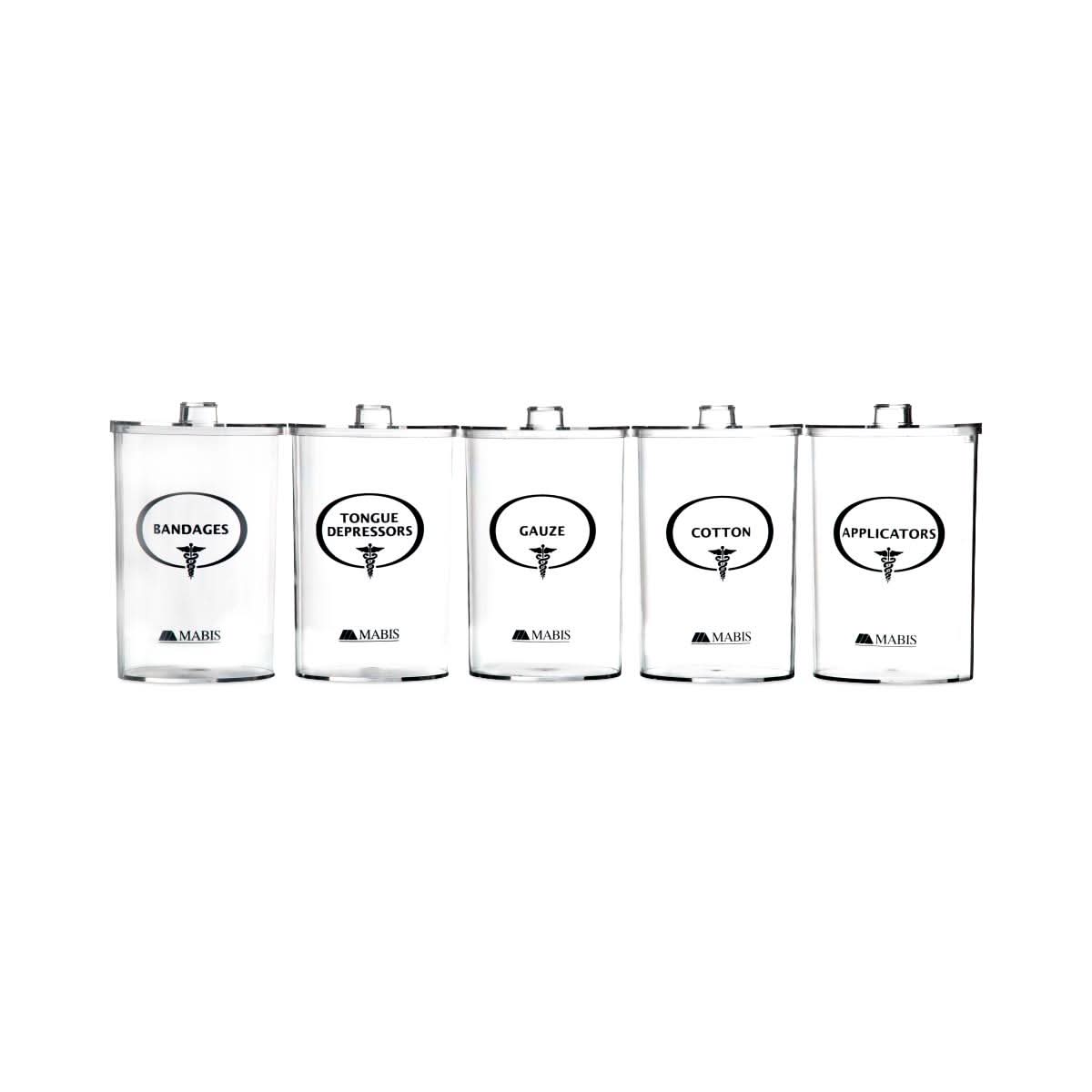Medline Glass Sundry Jar with Metal Lid