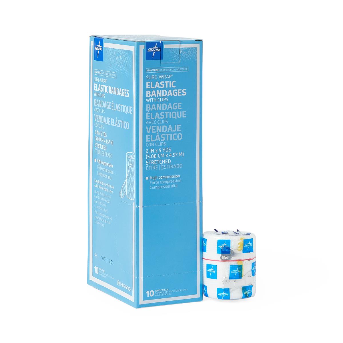 Medline Non-Sterile Sure-Wrap Elastic Bandages