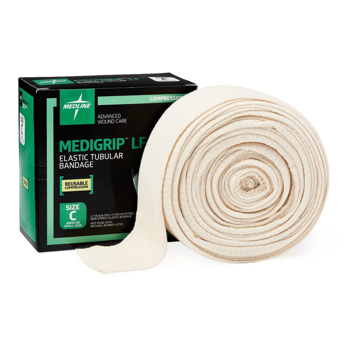 Medline Medigrip LF Elas Tubular Support Bandage
