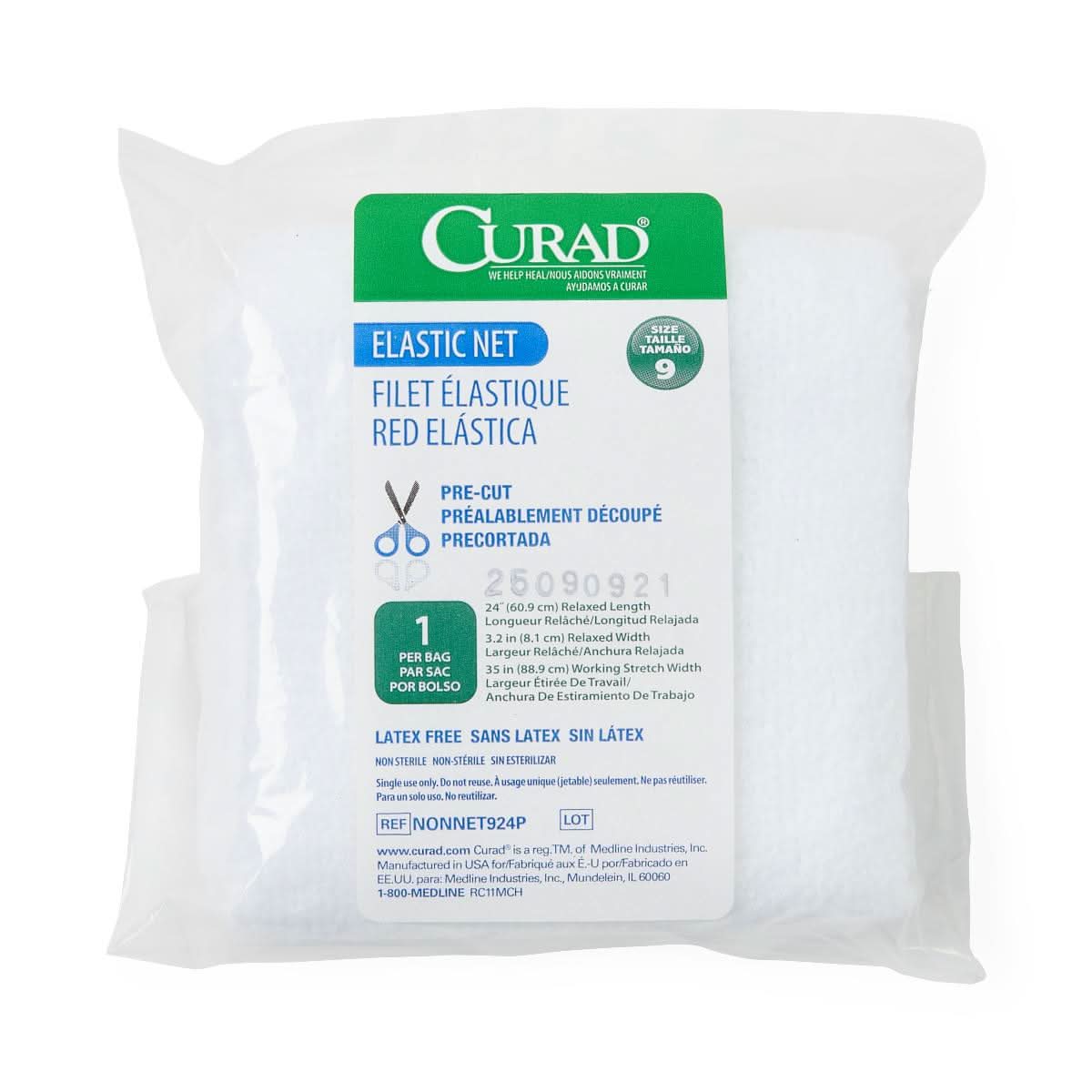 Medline Precut Elastic Wound Retainer Nets