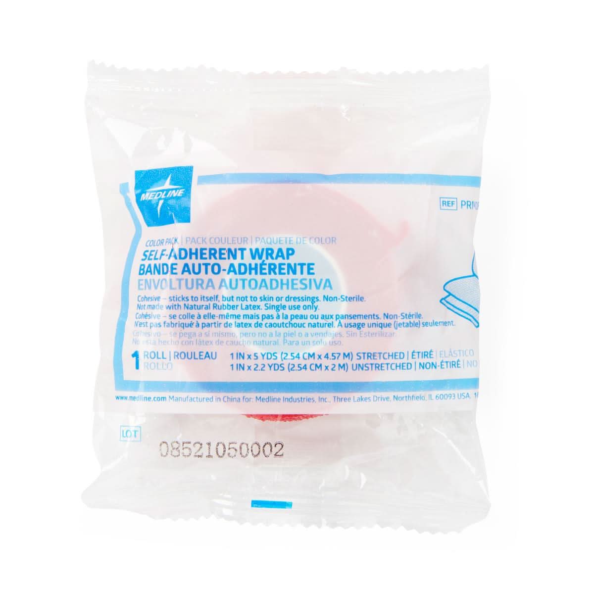 Medline Caring Non-Sterile Latex Free Self-Adher
