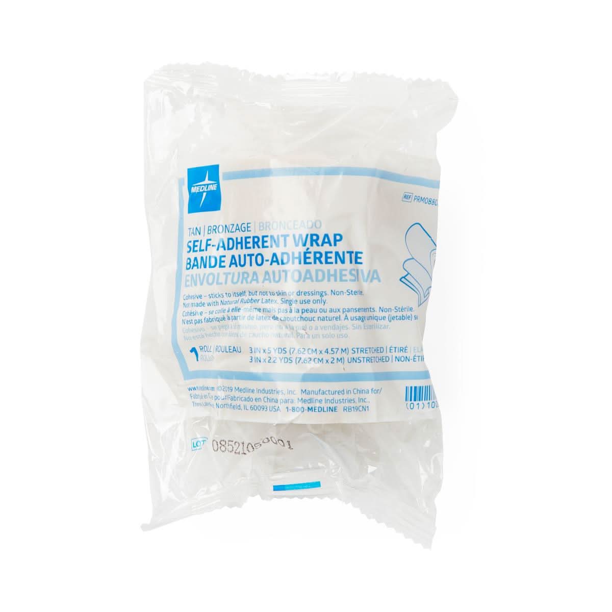 Medline Caring Non-Sterile Latex Free Self-Adher