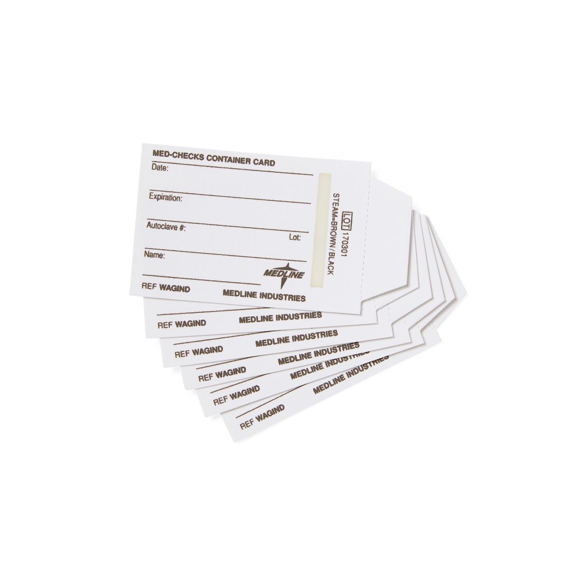 Medline Surgical Instrument Sterilization Process Indicators Cards