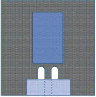 Medline Bilateral Split Surgical Drape