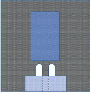 Medline Bilateral Split Surgical Drape