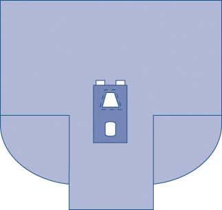 Medline Sterile Laparoscopy Surgical Drapes with Gussets
