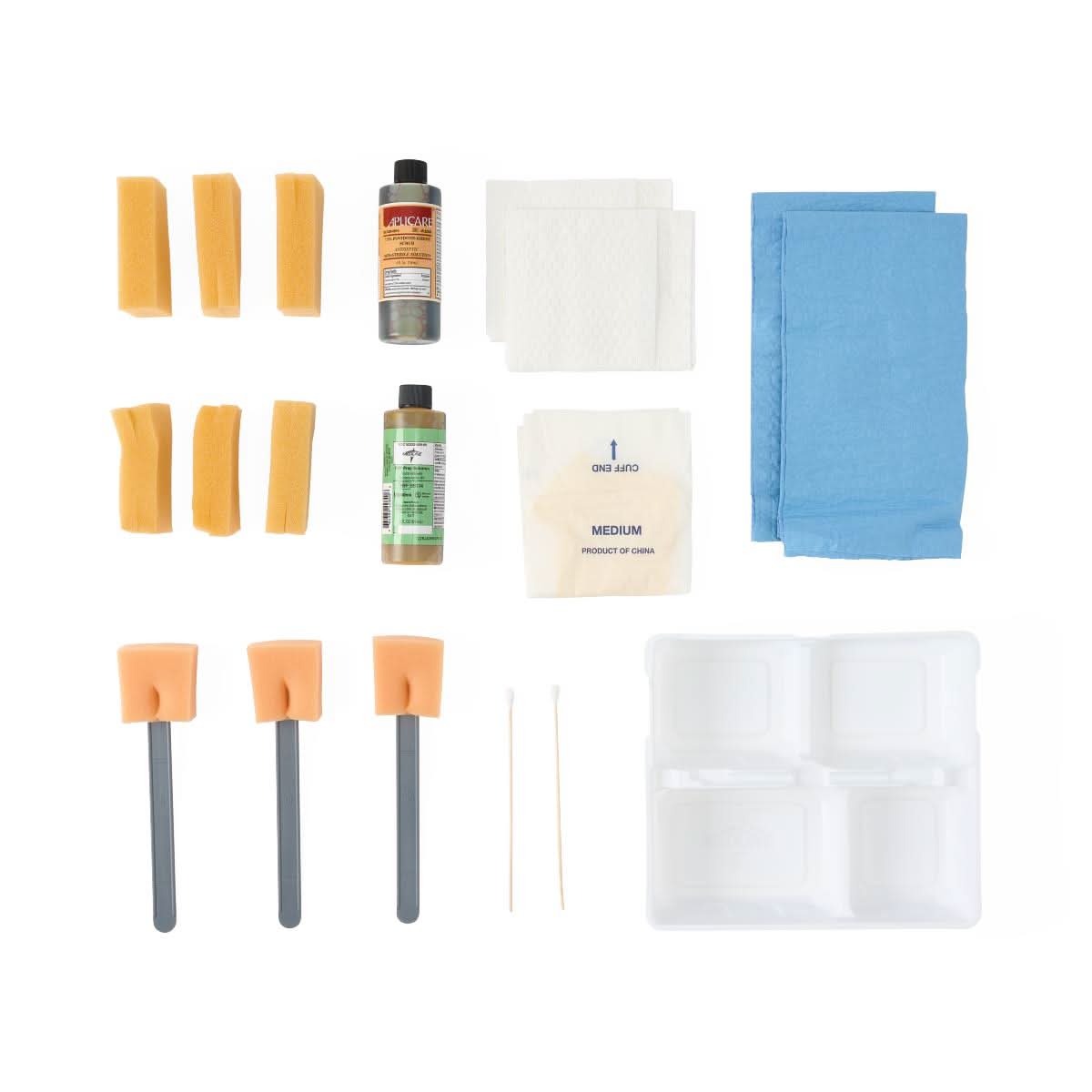 Medline Wet Skin Scrub Trays