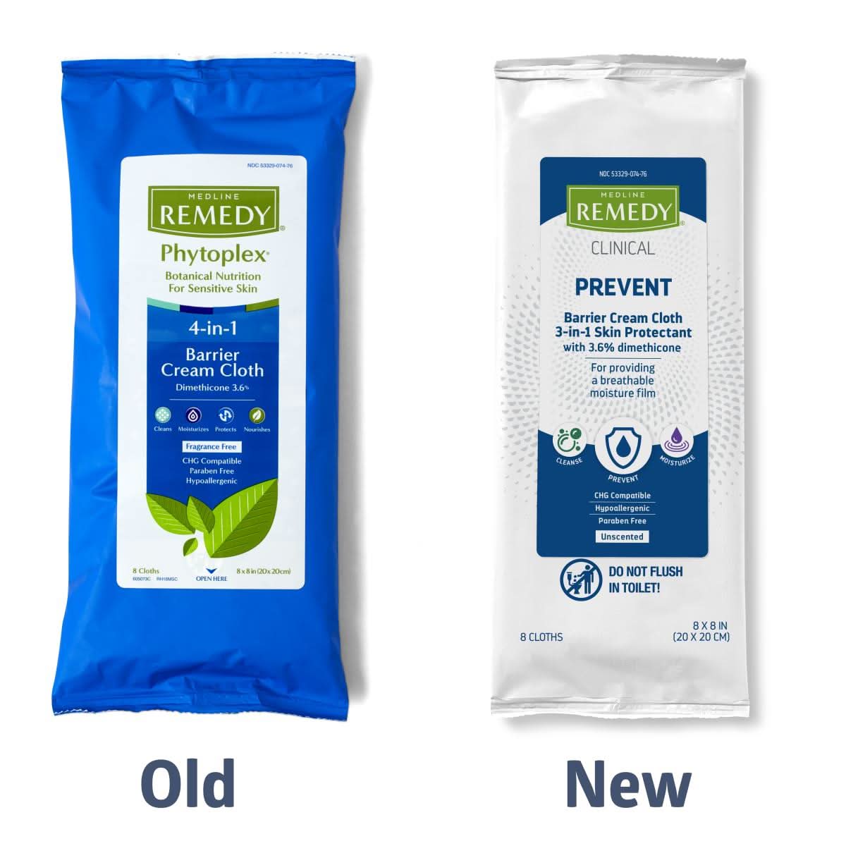 Medline Remedy Clinical Barrier Cream Cloths
