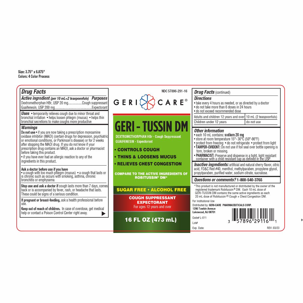 Medline Guaifenesin Syrup with Dextromethorphan