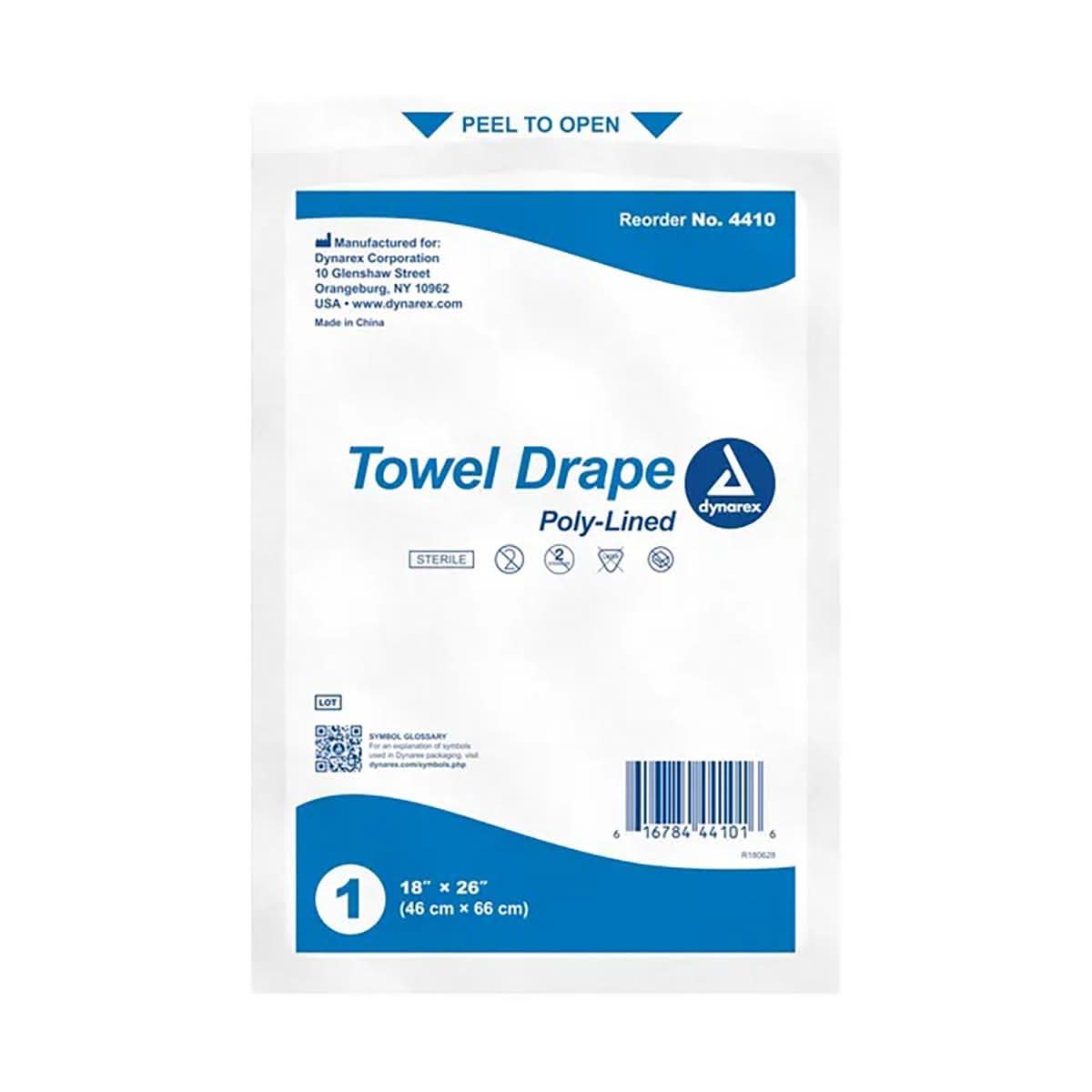 Medline Dynarex Sterile Disposable Towel Drapes