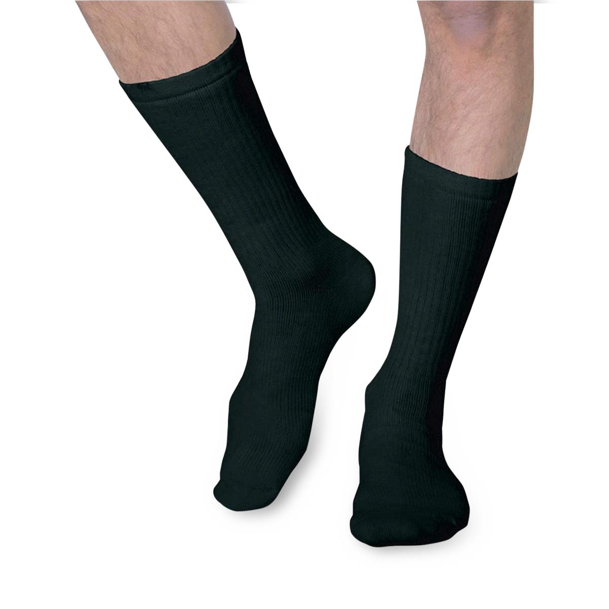 Medline Heelbo Diabetic Crew Socks