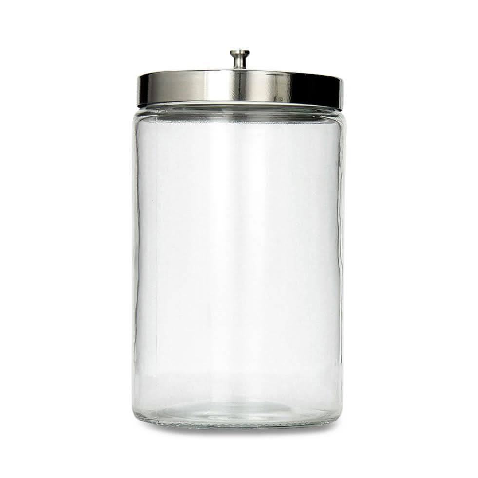 Medline Glass Sundry Jar with Metal Lid