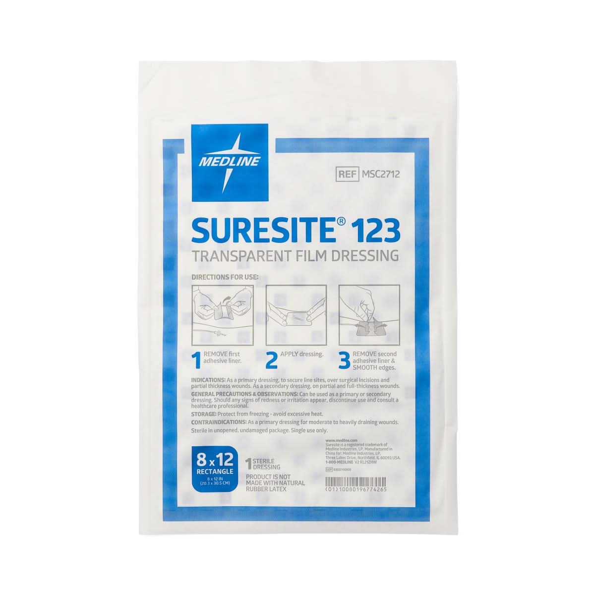 Medline Suresite 123 Transparent Dressing