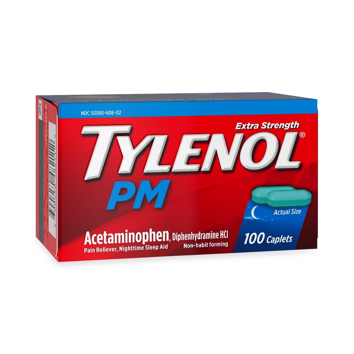 Medline Tylenol PM Extra-Strength Caplets