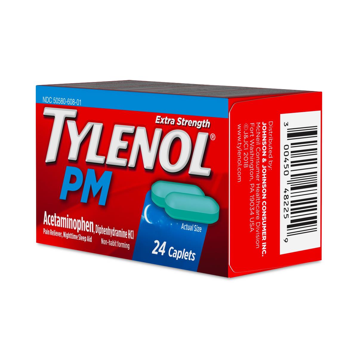Medline Tylenol PM Extra-Strength Caplets
