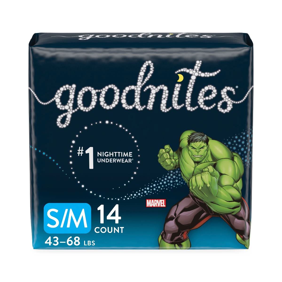 Medline Goodnites Boys' Overnight Bedwetting Underwear