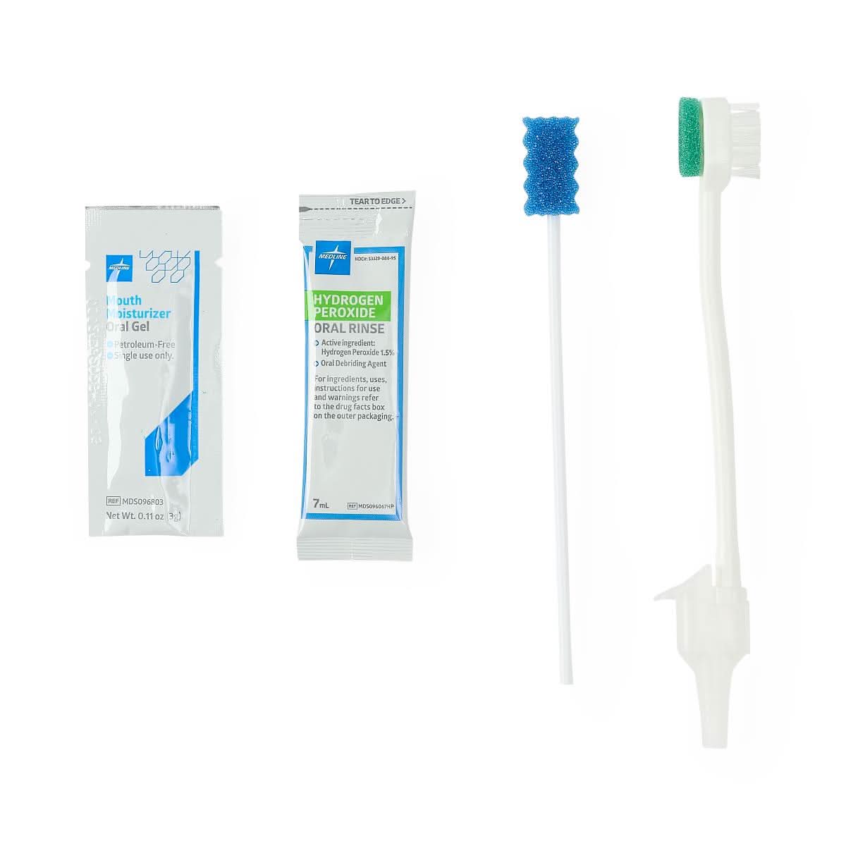 Medline Economy Suction Toothbrush Kits w/Hydrog