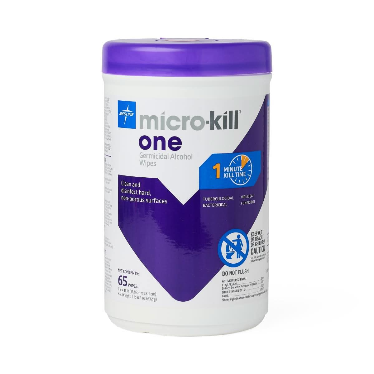 Medline Micro-Kill One Disinfectant Wipes