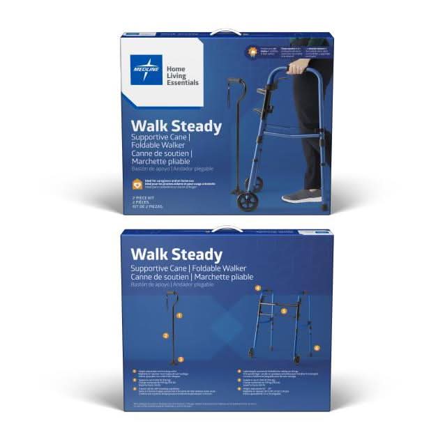 Walker and Cane Set