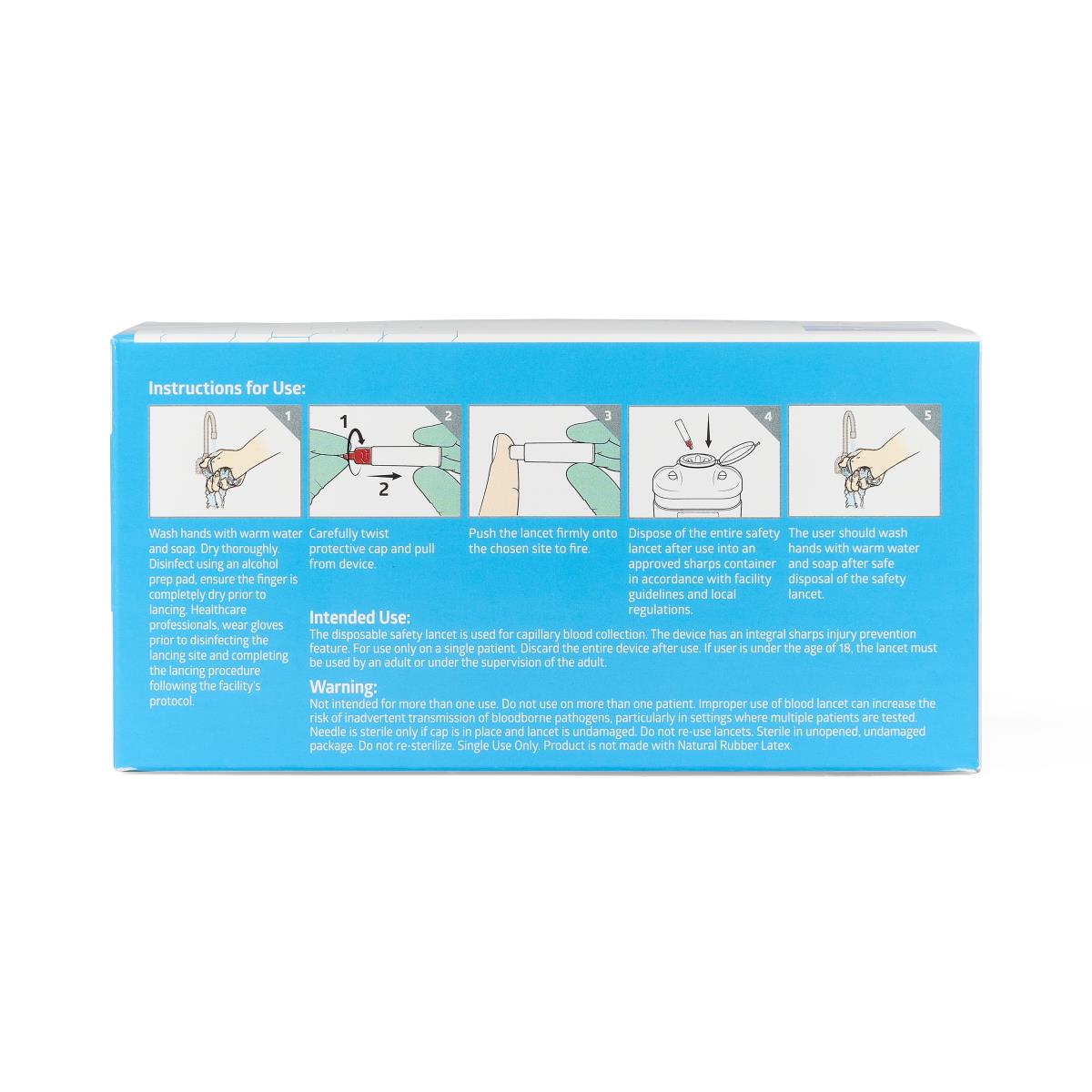 Medline Pressure Activation Safety Lancets