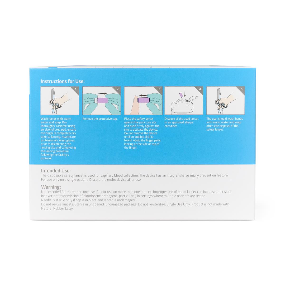 Medline Pressure Activation Safety Lancets
