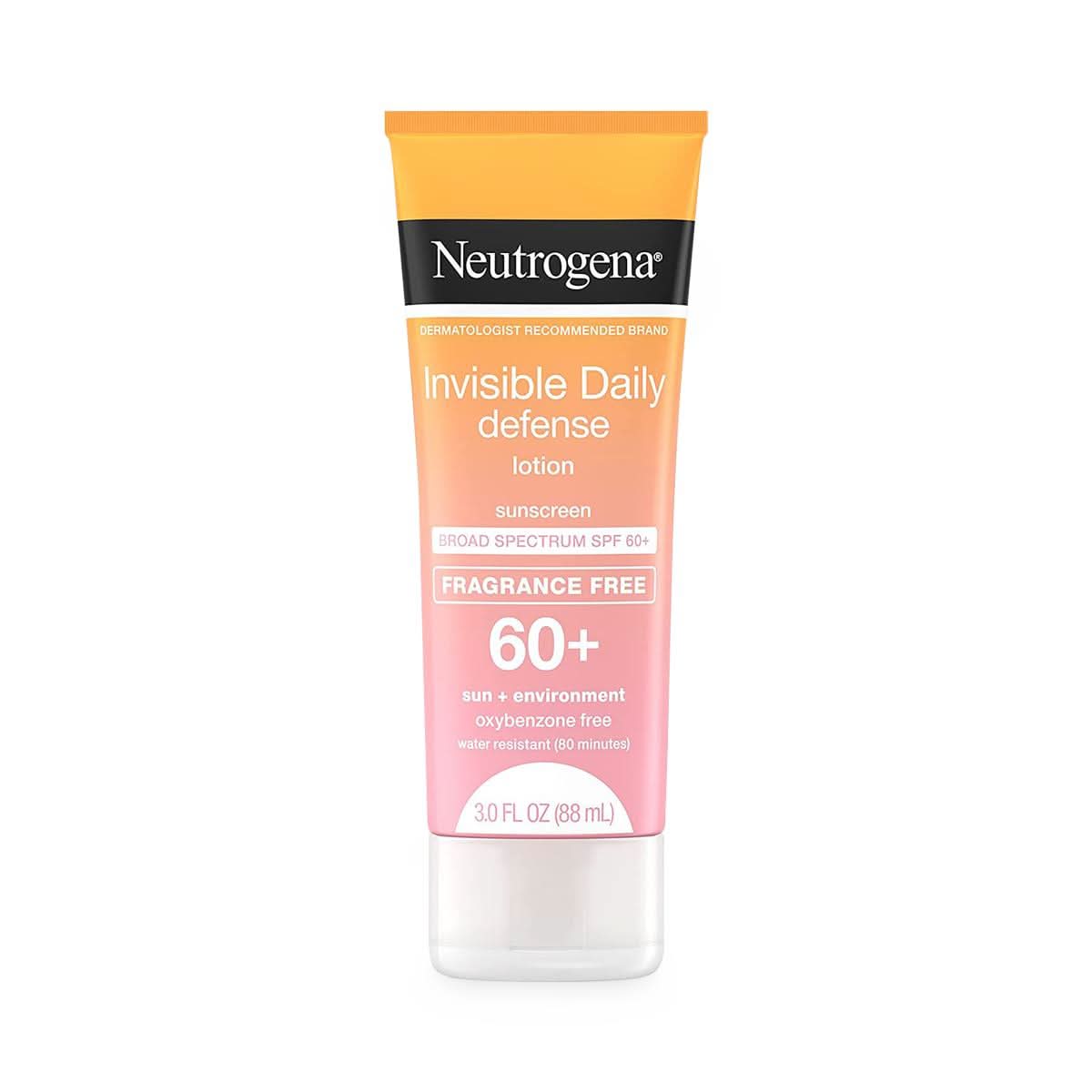 Medline Neutrogena Invisible Daily Defense Sunscreen Lotion