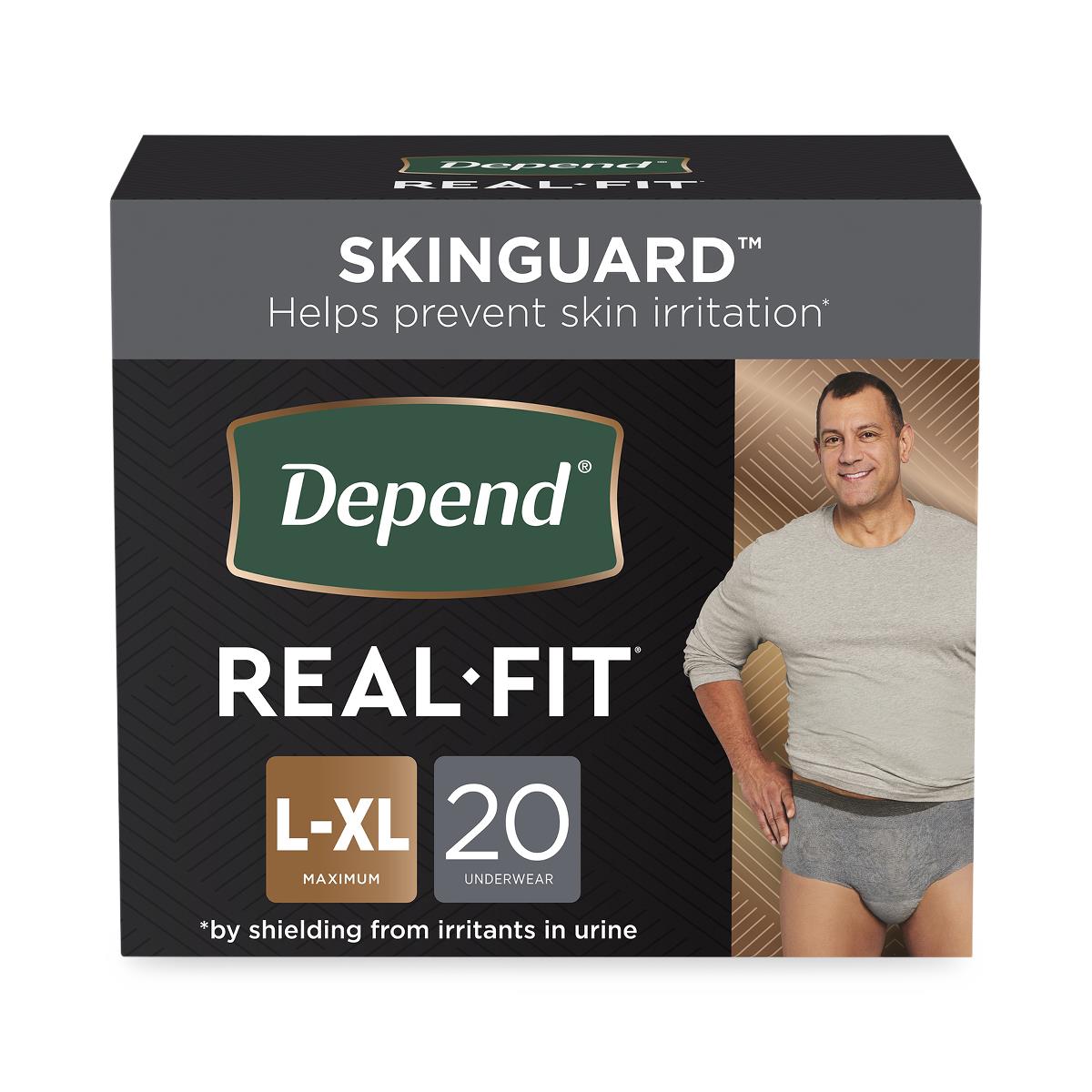 Medline Depend FIT-FLEX Maximum Absorbency Men's Underwear