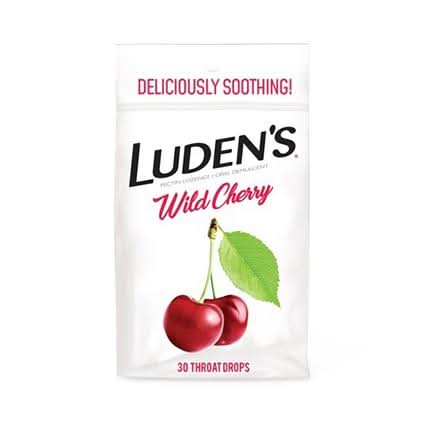 Medline Ludens Wild Cherry Cough Drops