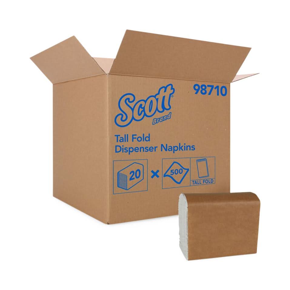 Medline Scott Tall Fold Paper Napkins
