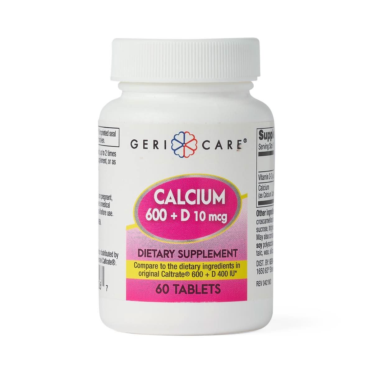 Medline Calcium with Vitamin D Tablets