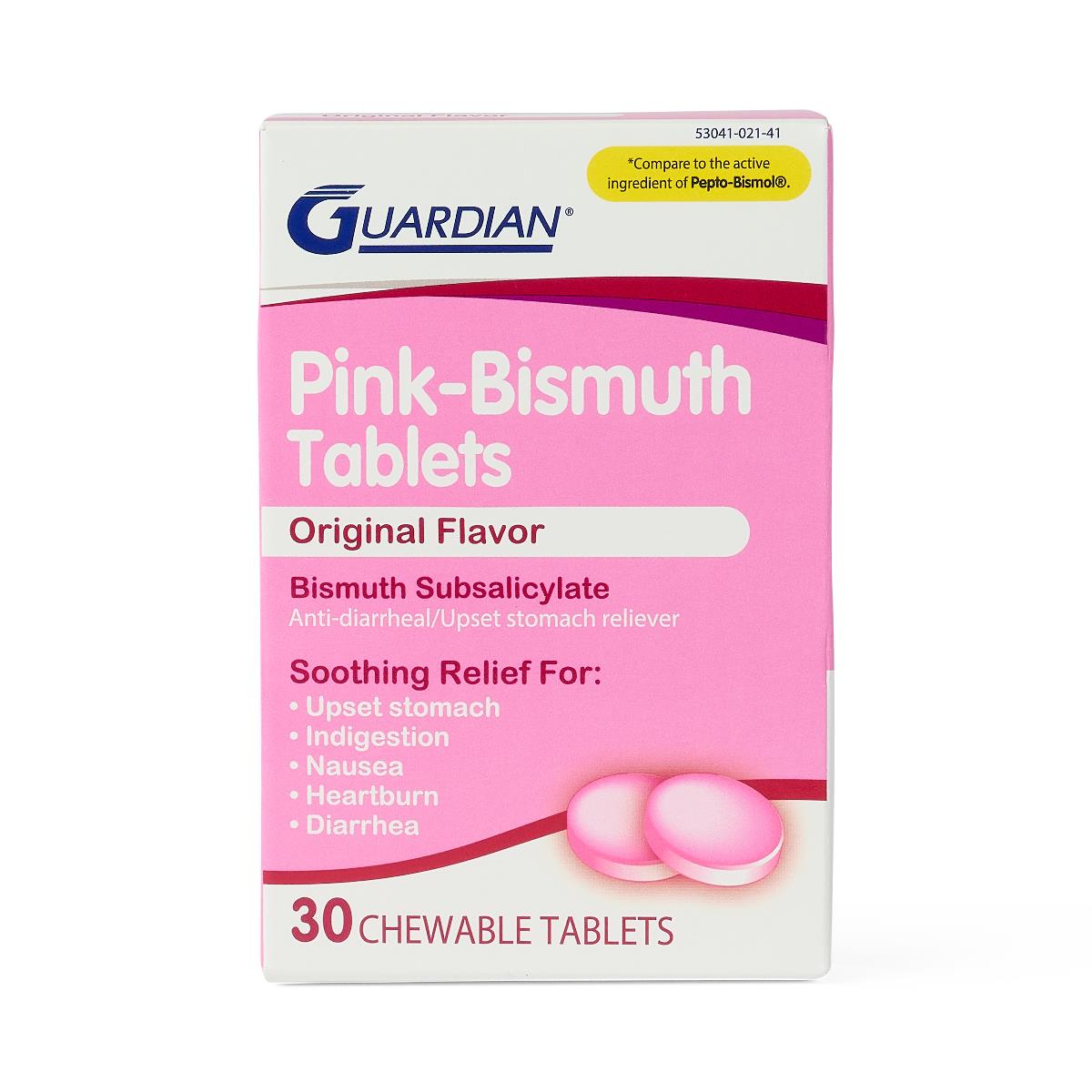 Medline Guardian Pink-Bismuth Bismuth Subsalicylate Medicine