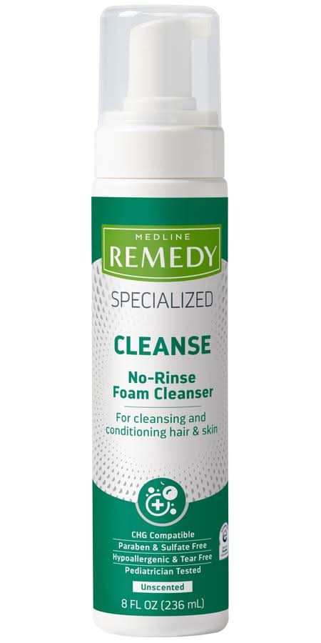 Medline Remedy Intensive Skin Therapy No-Rinse Foam