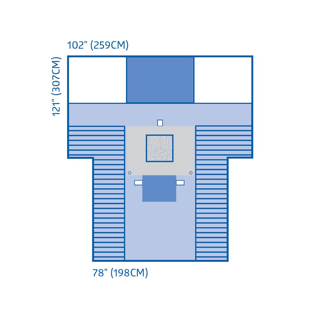 Medline Cesarean Section Surgical Drape with Pouch and Fenestration
