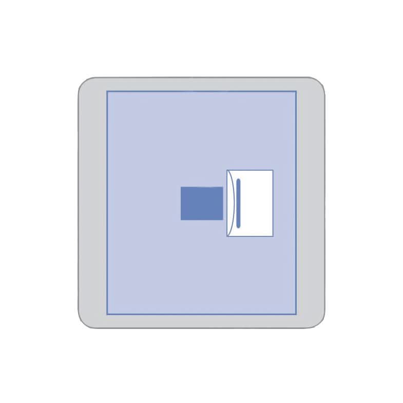 Medline Invisishield Ophthal Incise Drpe w/Pouch