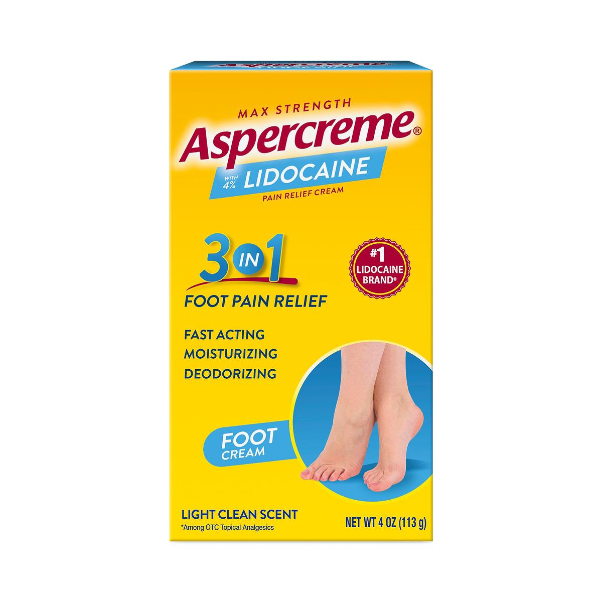 Medline Foot Pain Lidocaine Creams