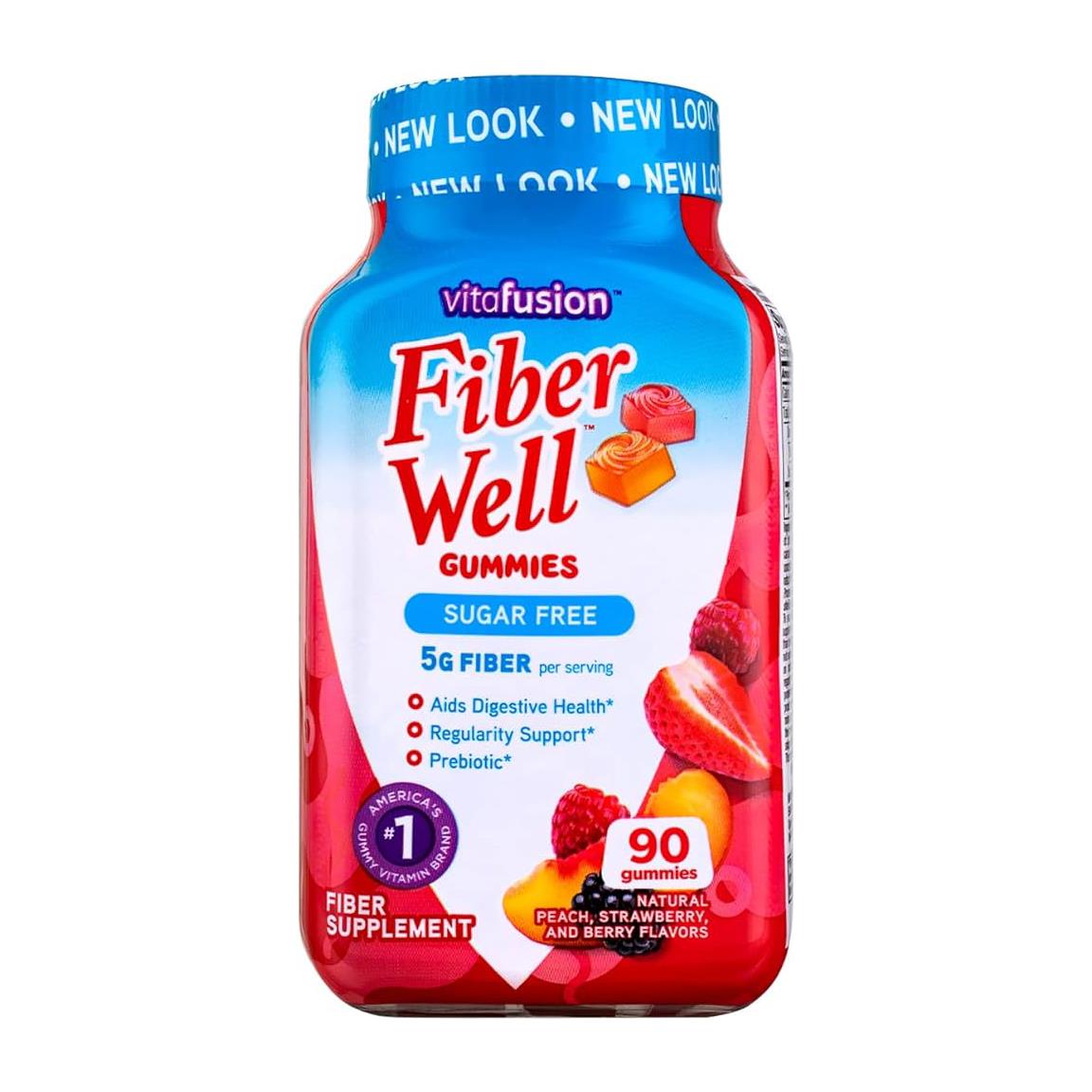 Medline Vitafusion Fiber Well Gummy Fiber Supplement